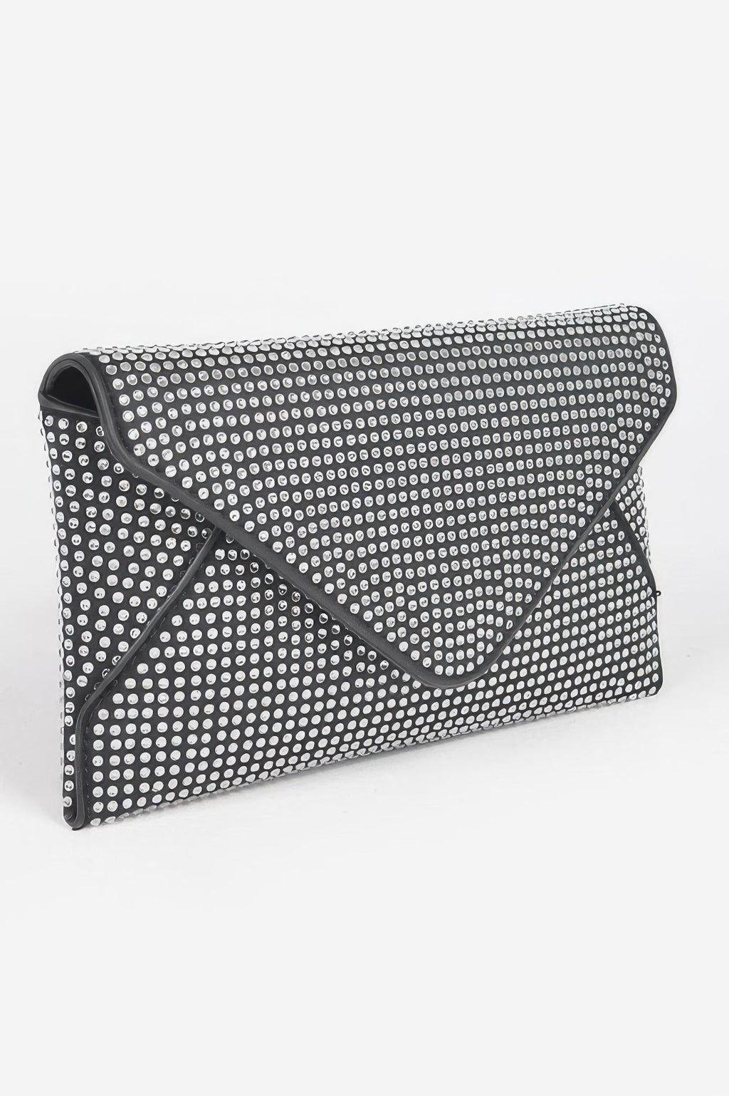 ELEGANT BAG HUDSON Hot Fix Rhinestones Envelope Clutch – BYMANYC ® New York-2