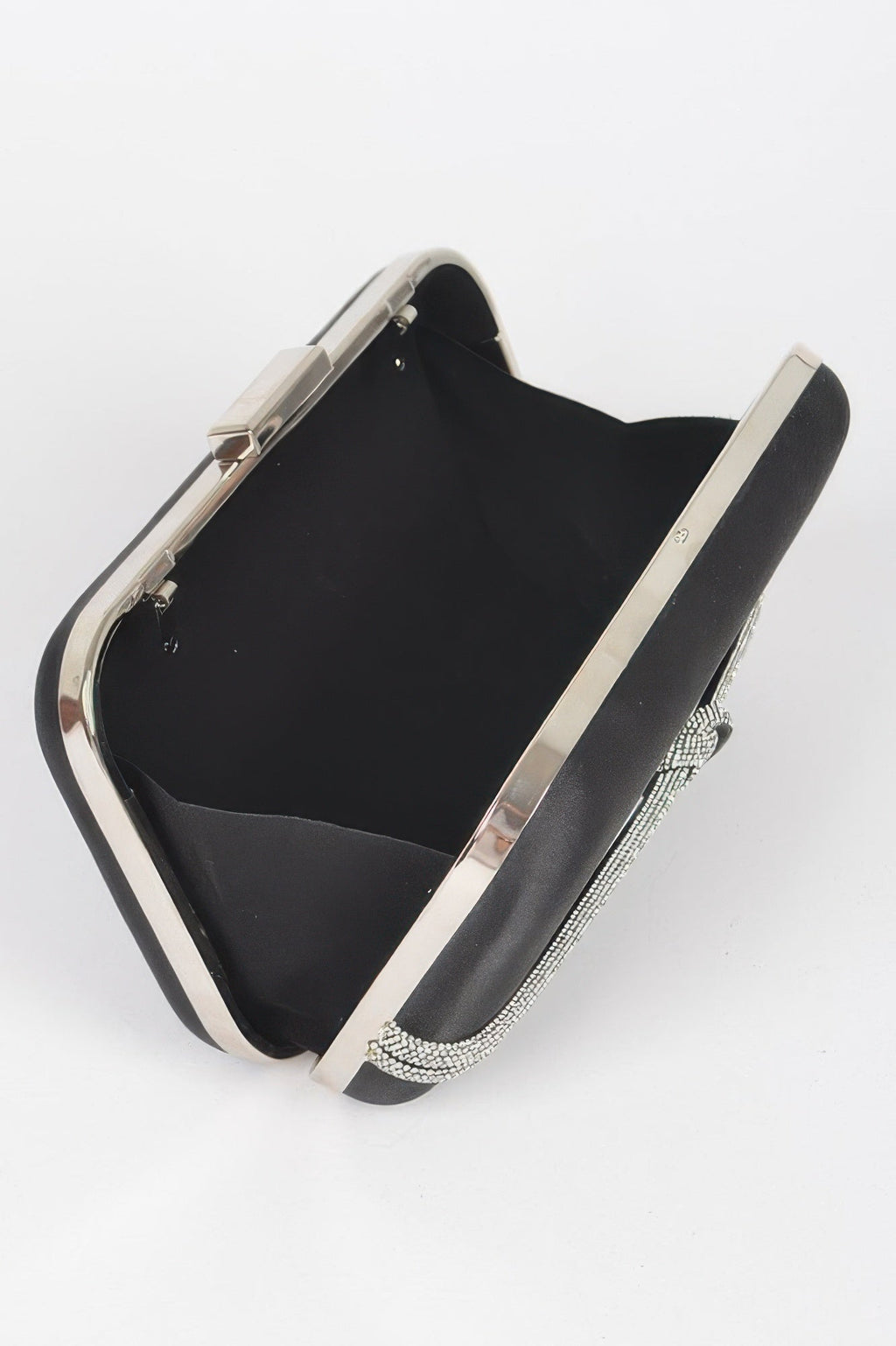 GRAMERCY Satin Frame Clutch | Luxury BYMANYC ® New York Style-4