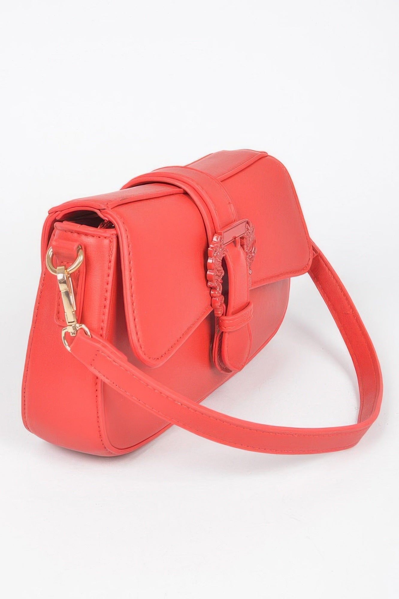 HELL’S KITCHEN Buckle Shoulder Bag | Vegan BYMANYC ® New York-1