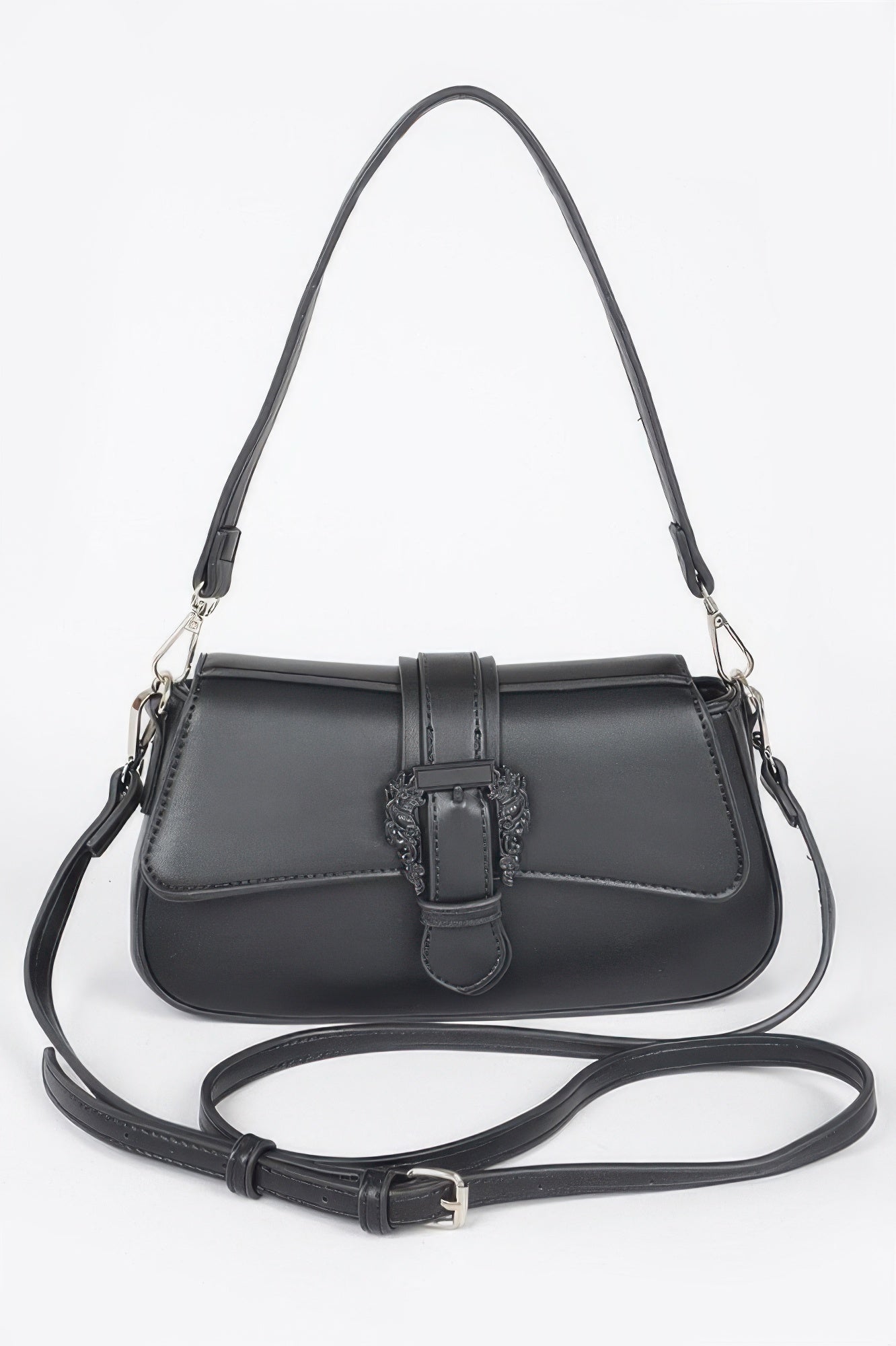 HELL’S KITCHEN Buckle Shoulder Bag | Vegan BYMANYC ® New York-6