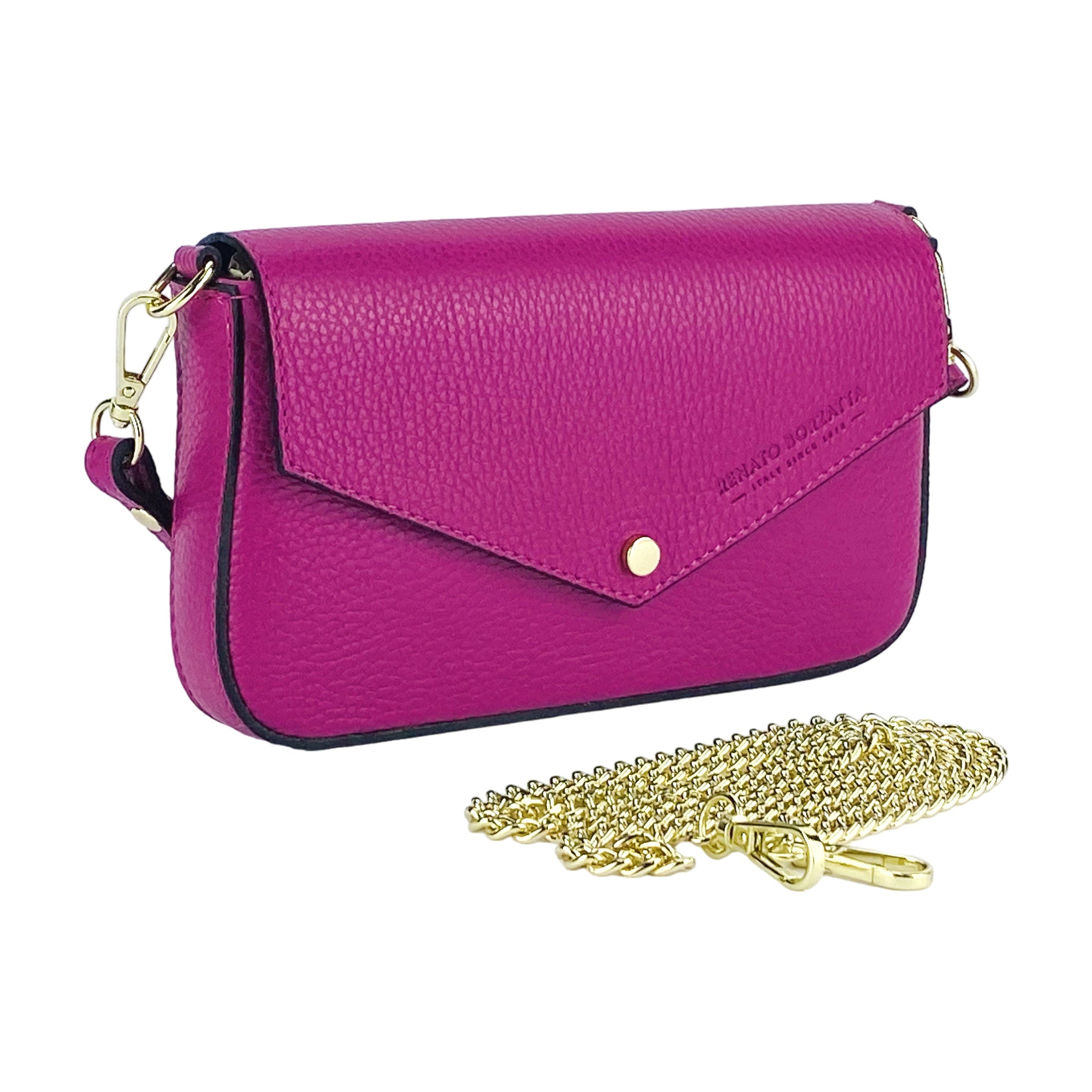 Shoulder Bag with Removable Chain Strap -2