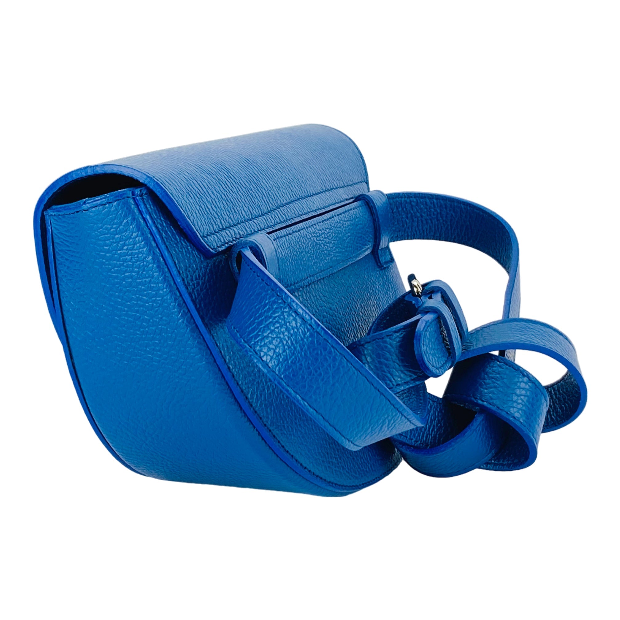 Rounded Bandolier Leather Bag -3