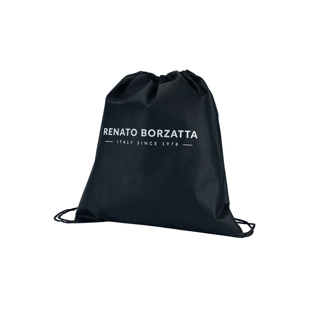 Genuine full-grain leather shoulder/wrist bag, dollar/light grain. Removable shoulder strap and handle - Blue