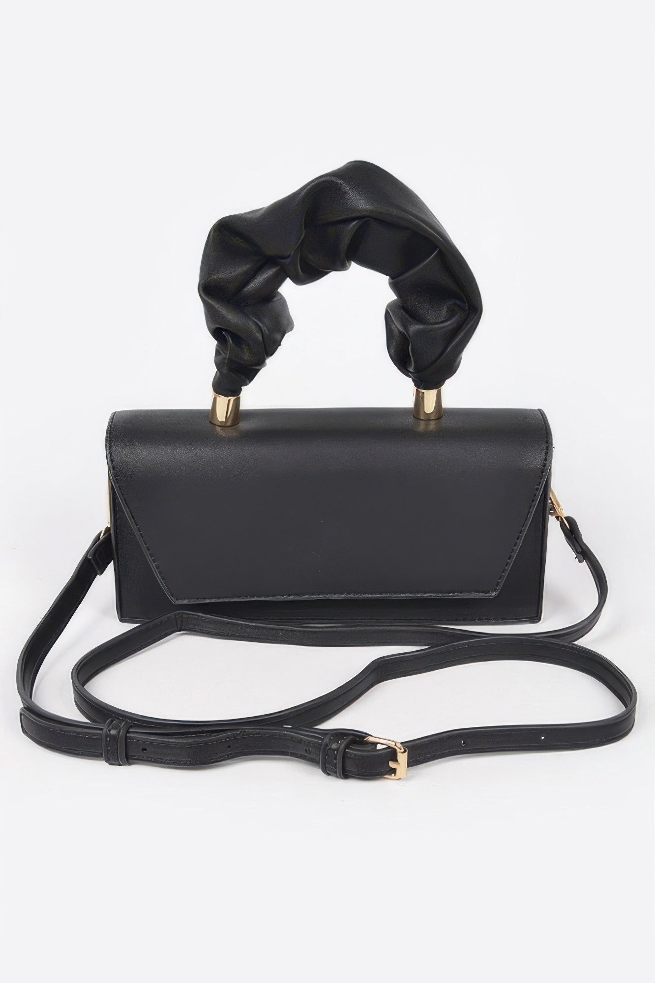 SOHO Wrinkled Handle Flap Clutch - New Collection Los Angeles - BYMANYC ® New York-0