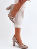 Block heel pumps -0