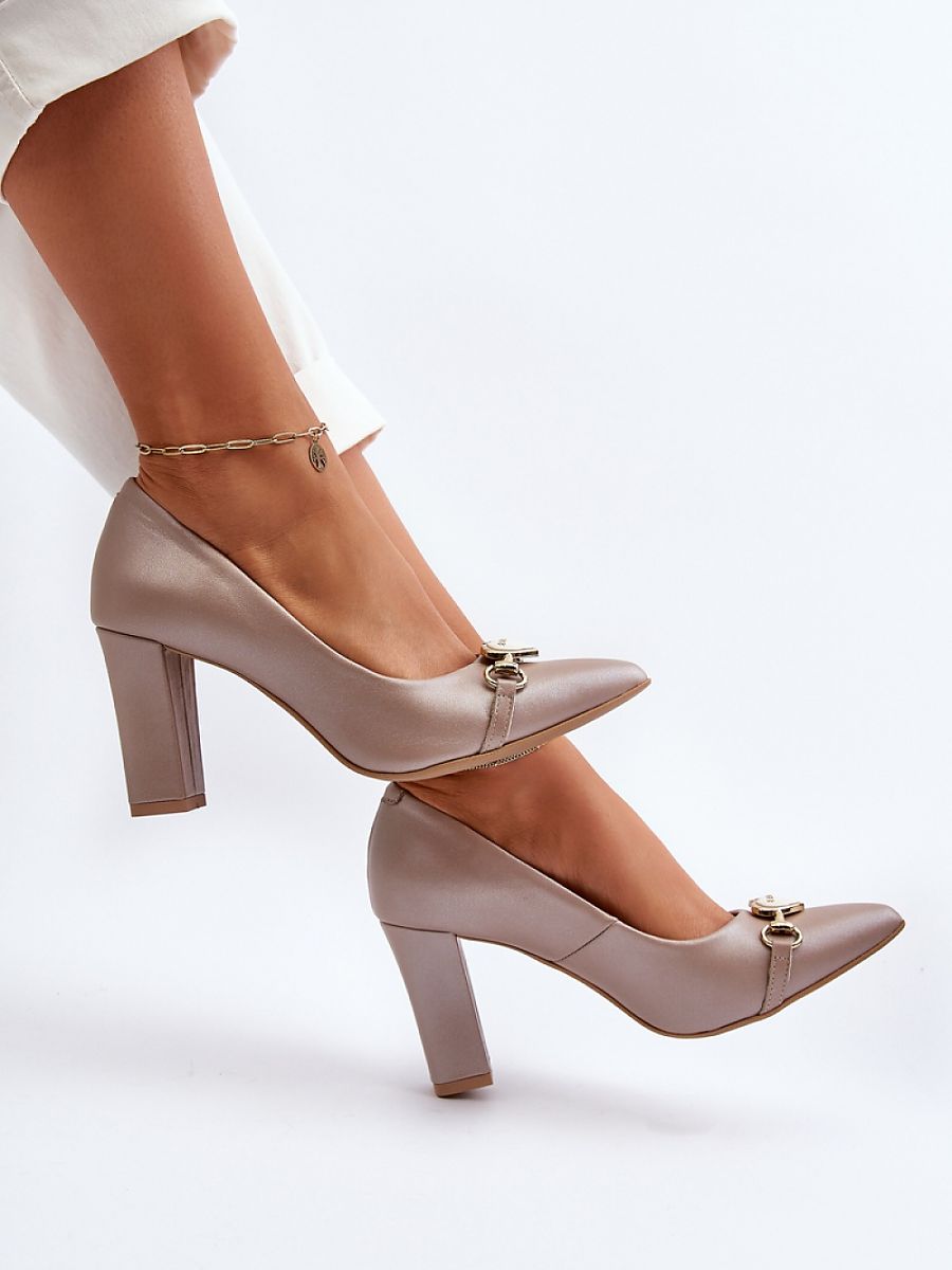 Block heel pumps -2