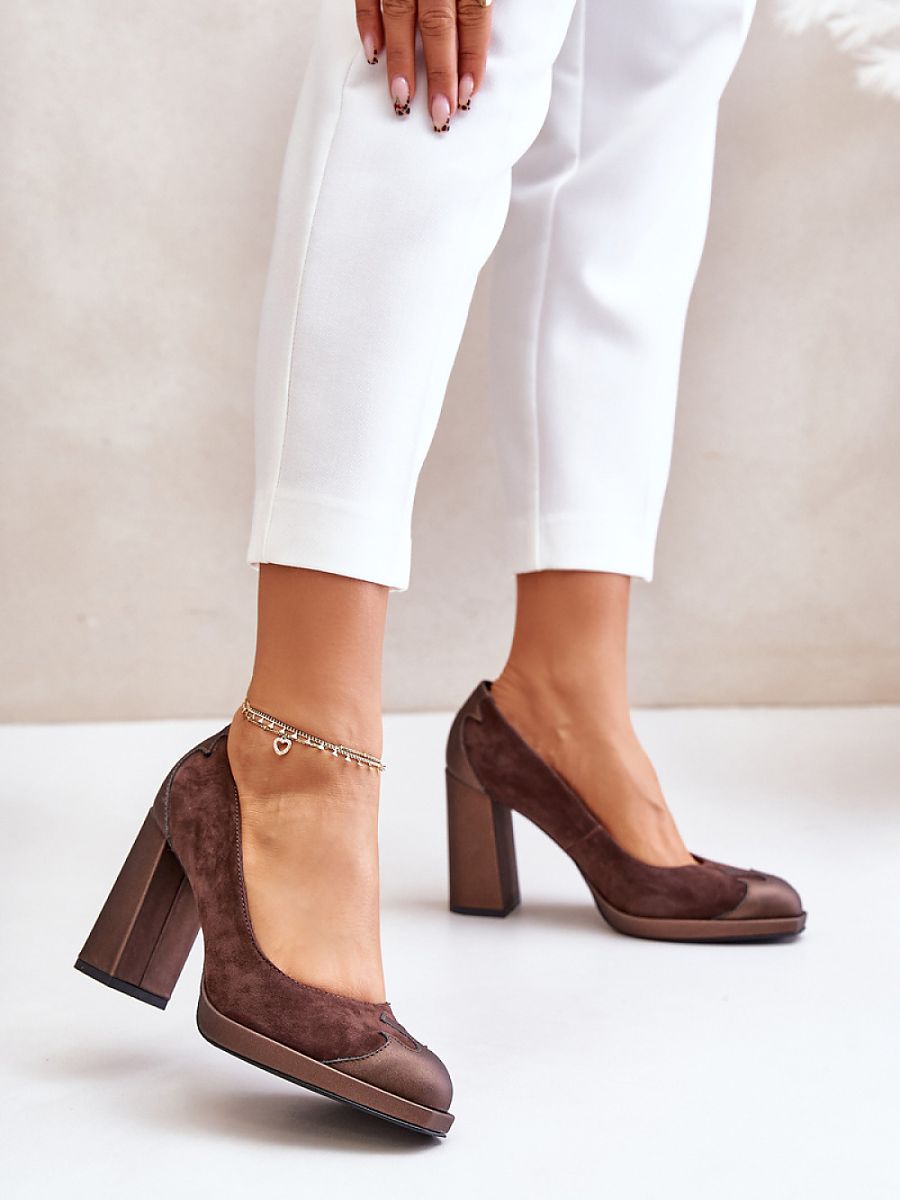 Block heel pumps -0