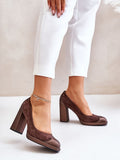 Block heel pumps -0