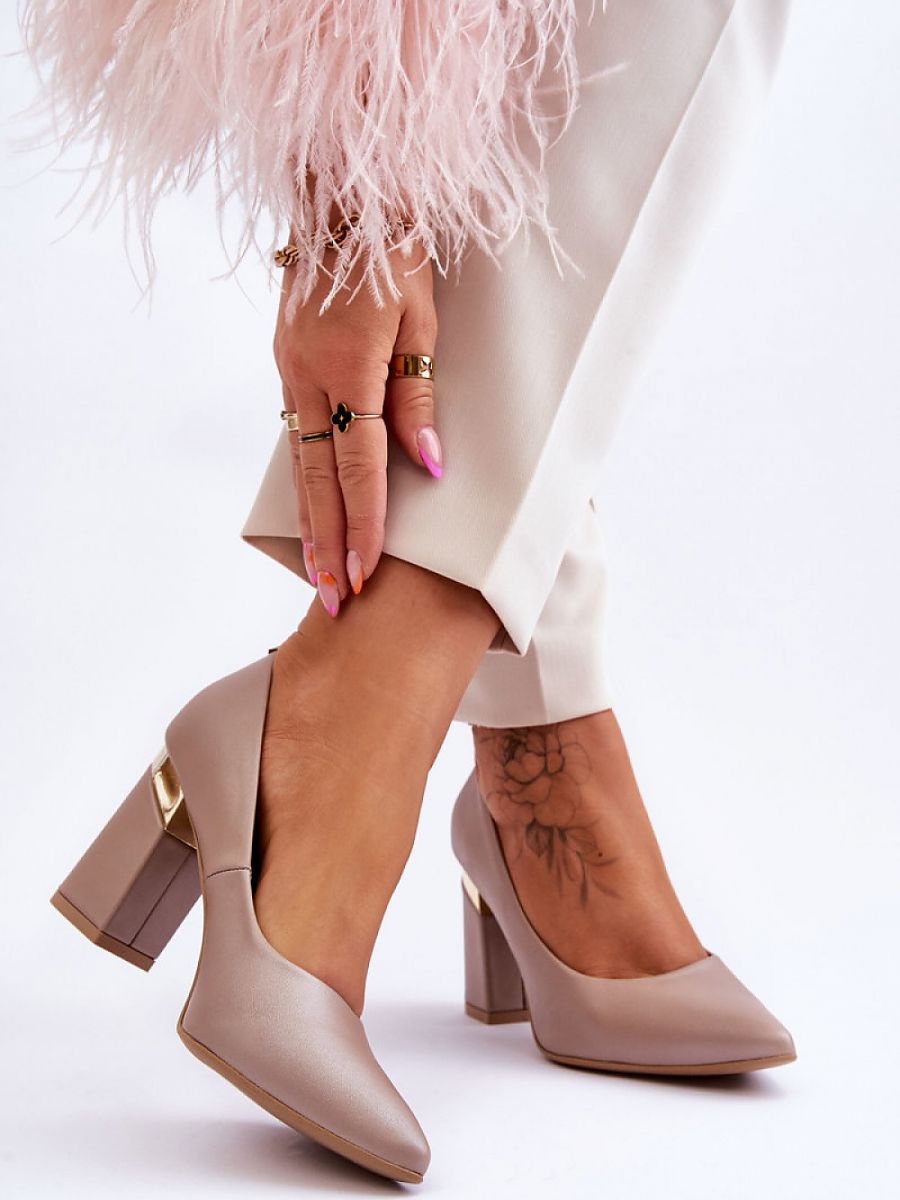 Block heel pumps-0
