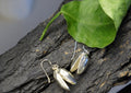 Nature-Inspired Pistachio Earrings, Sterling Silver (Lightweight, Gift Boxed)-0