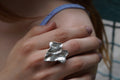 Ivy Leaf Silver Ring: Handmade Nature-Inspired Jewelry-0