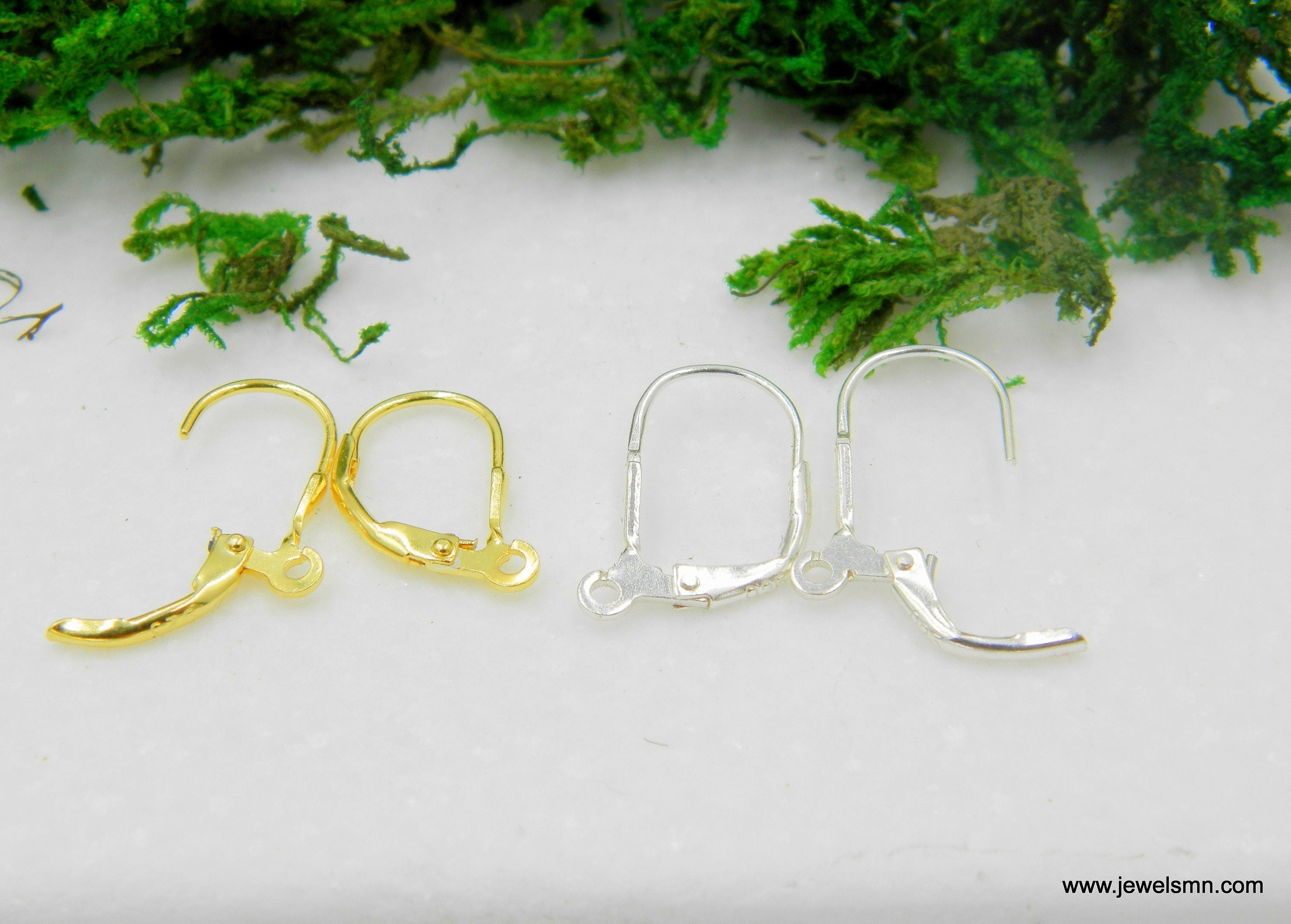 Rose Leaf Earrings: Nature-Inspired Silver - Stud or Dangle Styles-3